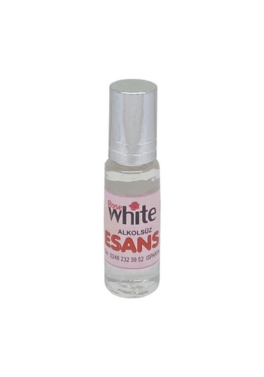 Rose White 5ml. Beyaz Gül Parfüm Esansı 6 Adet Gül