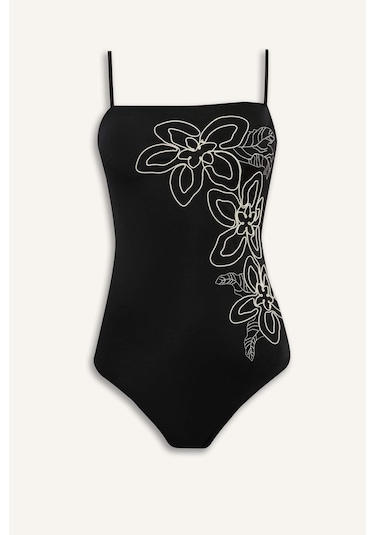 Defacto Regular Fit Nakışlı Askılı Mayo-fall İn Love E2572ax25smbk81 Siyah Defacto Regular Fit Nakışlı Askılı Mayo-fall İn Love E2572ax25smbk81 Siyah