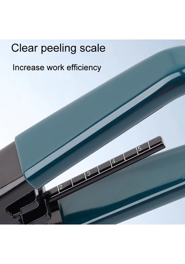 Sones Fiber Optik Soyucu Metal Kablo Soyucu Soğuk Ekleme Aleti Pense Yuvarlak Çekirdekli