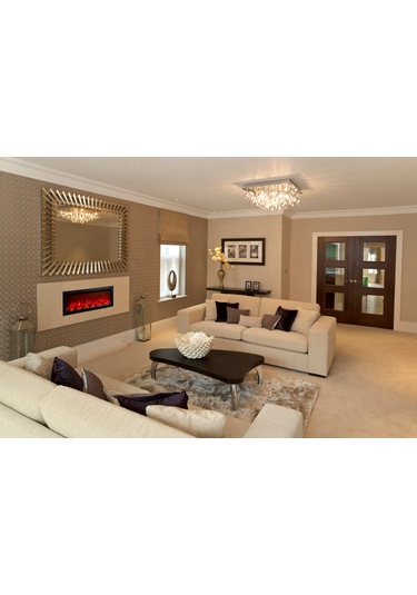 Alaz Efekt Elektrikli Şömine Wifi Ses Efektli 130 Cm 1800 W Yerli Üretim