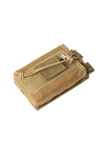 Yifomall Çok Fonksiyonlu 900d Oxford Kumaş Taktik Radyo Çantası - Halka Takma Aleti Çantası Kahverengi