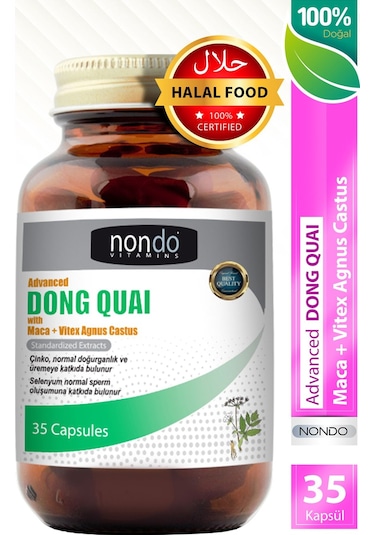 Nondo Advanced Dong Quai With Maca + Vitex Agnus Castus 35 Kapsül