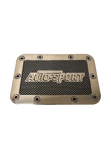 Renault 9 Autosport 18x12 Cm Depo Kapağı Kaplaması Krom