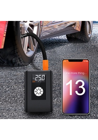 Jm-8804 Araba Yüksek Basınçlı Yüksek Güçlü Lastik Hava Kompresör & Hava Pompası Kablosuz Versiyon