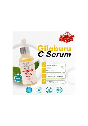Vi&Op Cosmetics Gilaburu Yağı Özlü Gözaltı Cilt Aydınlatıcı Serum 30 ML