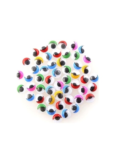 Vagon Oynar Göz Renkli 10mm 120li Poşette - 2 Adet