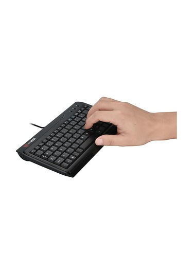 Mc Saite Mc-8017 Kablosuz 78 Anahtarlı Mini Multimedia Bilgisayar Klavyesi Kırmızı