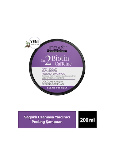 Urban Care Expert Series Biotin ve Kafein Peeling Şampuan 200 ML