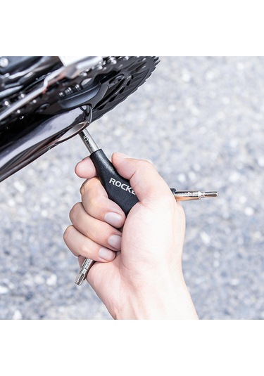 Homyl 3 Yollu 4/5/6mm Bisiklet Altıgen Anahtar Paslanmaz Çelik Siyah