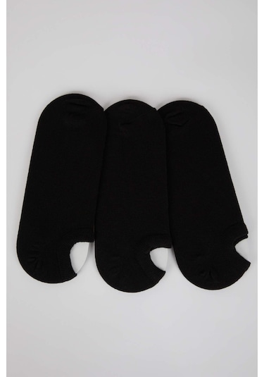 DeFacto Erkek Pamuklu 3'lü Sneaker Çorabı K4595AZNSBK23