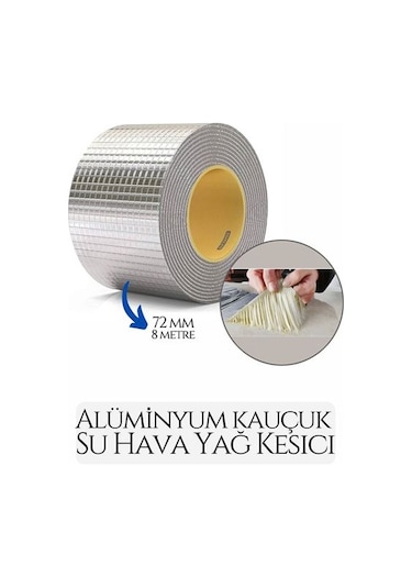 Modacar 72 Mm Su Hava Yağ Kesici İzolasyon Bandı 8 Metre