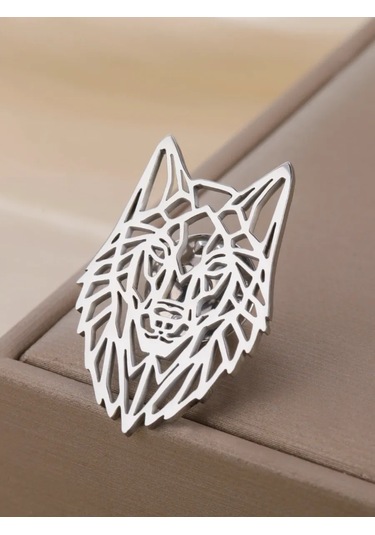 Olfil Broş-mini Kurt Tarzı Zarafeti Minimalizm 408285702 Gri