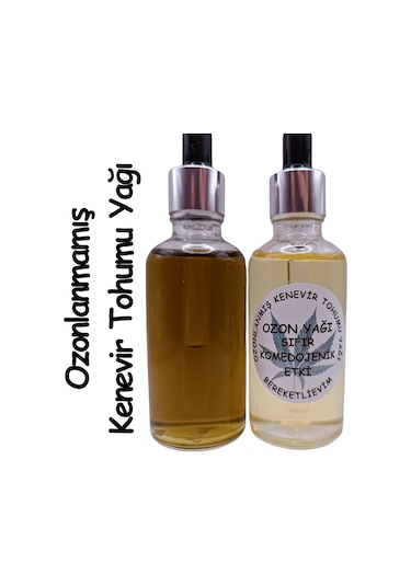 Bereketlievim Ozonlanmış Kenevir Tohumu Yağı 50 ML