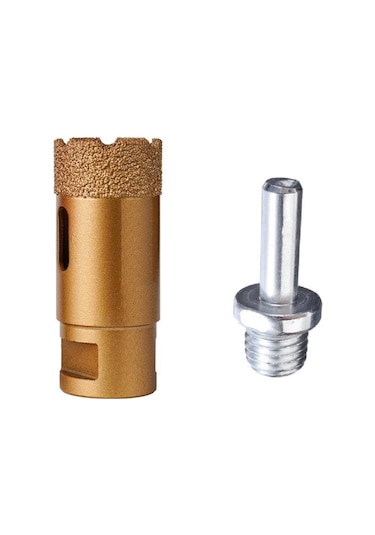 Depomega 38 Mm Granit Mermer Seramik Delme Panç Spiral ve Matkap Uyumlu Uç