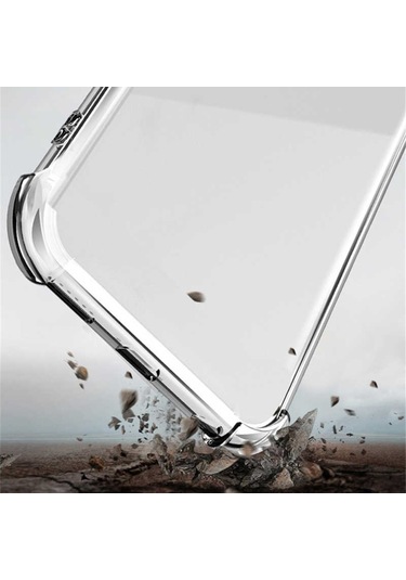 Samsung Uyumlu Galaxy A6 Plus 2018 Kılıf Şeffaf Nitro Anti Shock Kapak Renksiz
