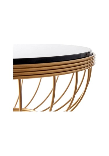 Begüsa Mantar Yan Sehpa - Antik / Siyah Antik / Siyah