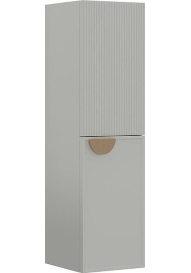 Orka Molino 40 Cm Kaşmir Banyo Çamaşır Boy Dolabı Teak