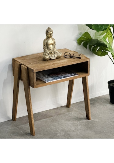 Ahşap Komodin Sehpa Yan Sehpa Açık Raf 5316