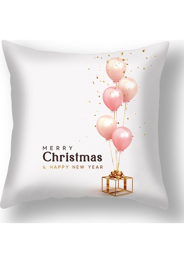 Yeni Sade Tarzda Baskılı Yastık Kılıfı No.29 Ekru