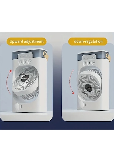 Xuweiwei 3 Hizli Tasinabilir Mini Masa Fanı Siyah Sessiz Usb Destekli Modern Tasarimli Ic Dis Mekan Kullanimi Ev Ofis Ve Seyahat