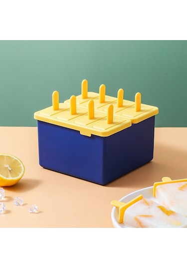 Ranyeek 8'li Dikey Ev Yapımı Dondurma Kalıbı - Yiyecek Grubu Pp Malzeme İle Güvenli Ve Dayanıklı, Evde Lezzetli Buzlu Tatlılar İçin Mükemmel Diğer