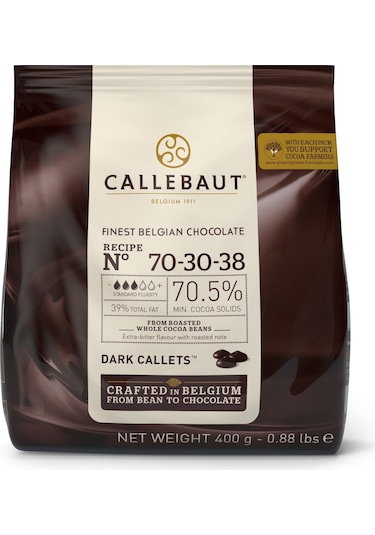 Callebaut 70-30-38 Yoğun Bitter Damla 400 G