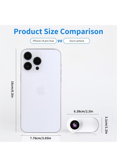 Ximistore9 A100 Mini El Bileği Kamera: Dışarıda Taşınabilir, Manyetik Tutuculu, 1080p Full Hd, Bisiklet Sürüşü Ve Outdoor Etkinlikler İçin Beyaz