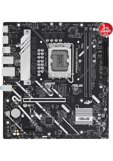 Asus Prime H810m-a-csm H810 Soket 1851 Ddr5 6400mhz Matx Gaming Aaaa18asu0020