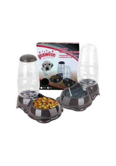 Pawise Gravity Hazneli Mama ve Su Kabı