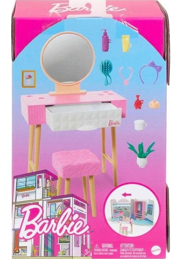 Barbie'nin Ev Dekorasyonu Oyun Setleri HJV32