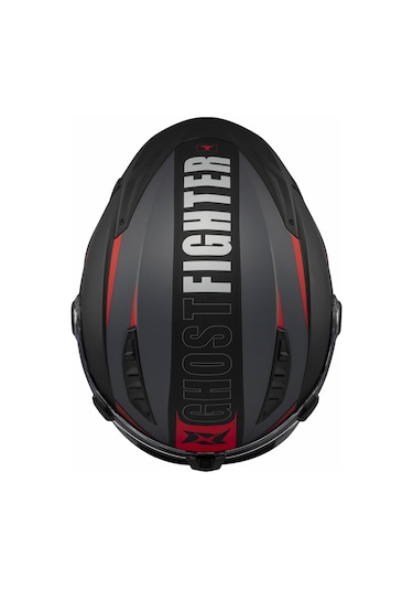 Axxis Ghostfighter SV Maniac B5Motosiklet Çene Açılır Kask Kırmızı Siyah