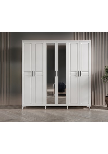 Sport 6 Kapaklı Komple MDF Yatak Odası Takımı