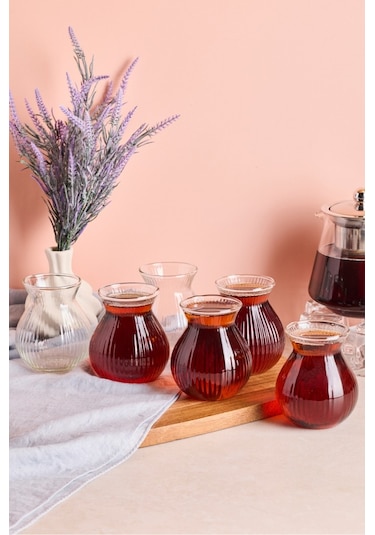 Perotti Emirgan 6lı Çay Bardağı Seti 200ml 40195 Şeffaf