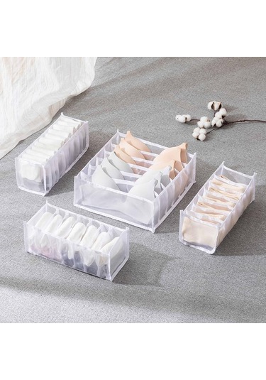 Siyah İç Çamaşırı Sutyen Organizatör Saklama Kutusu Organizatör Çekmeceler Ayırıcı Kutuları Bra