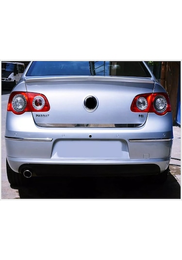 Volkswagen Passat B6 3C Krom Bagaj Alt Çıtası 2005–2010 Paslanmaz Çelik