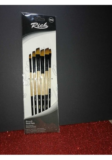 Rich Kesik Uç 6'lı Fırça Seti