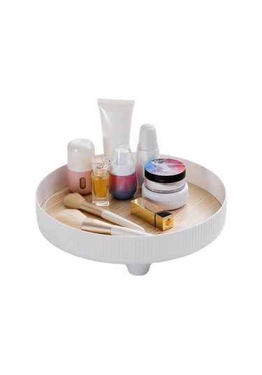 Suntek Vanity Tepsi Takı Yatak Odası Dresser Parfüm Beyaz Beyaz