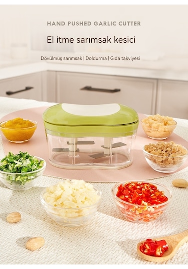 Airron Eternal Luck Sarımsak Kesici Değirmeni Yeşil