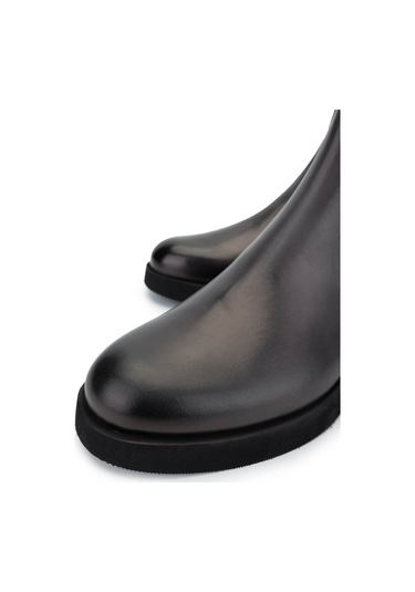 Tamer Tanca Erkek Hakiki Deri Gri Casual Bot 987 133k Erk Bot Sk24-25 Grı Dr Gri