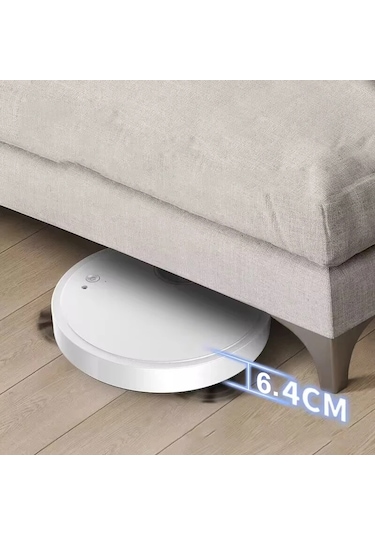 Yenı Otomatik Robotlu Süpürge 3'ü 1 Arada Akıllı Kablosuz Süpürme Islak Ve Kuru Black Siyah