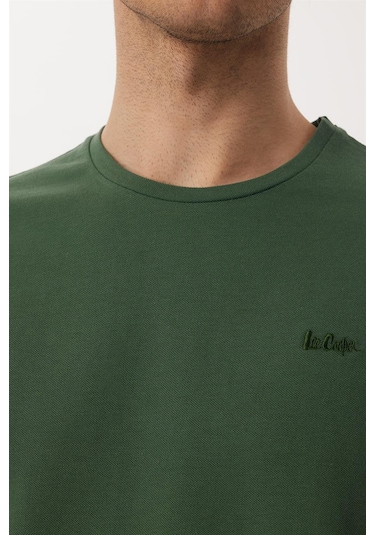Lee Cooper Twıngo 1 Erkek O Yaka Pike T Shırt K Yeşil 16260 K Yeşil Koyu Yeşil