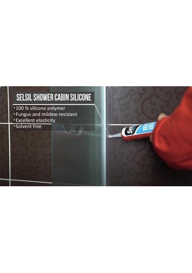 Selsil Mutfak Banyo Duşakabin Silikonu Şeffaf 280 Ml. - 5 Adet