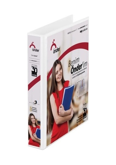 Önder Sunum Klasörü Firma Klasörü 4 Halkalı 30 Mm A4 Beyaz