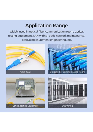 Maiyame Görsel Hata Bulucu Fiber Adaptörü Fiber Optik Konnektör Lc Erkek - Sc Dişi Optik Fiber Ada