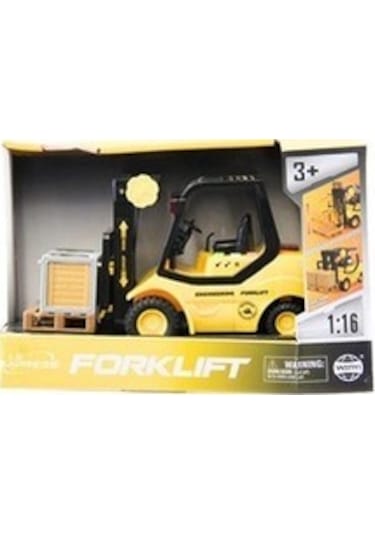 Sürtmeli Işıklı Ve Sesli Müzikli Forklift 1:16 22 Cm
