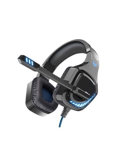 Kablolu Oyuncu Kulaklığı Gt97 Led Stereo Siyah