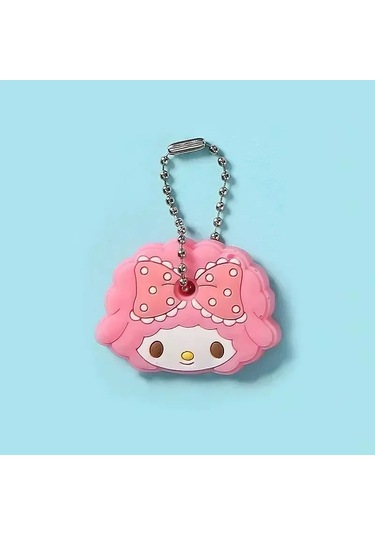 Mınıso 46 Modelli Toptan Anime Anahtarlık Kapağı - Minnie Karikatür Taşınabilir Anahtarlık Tutucu Turuncu Black