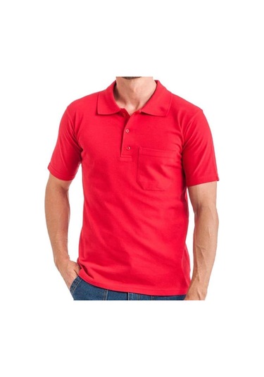 Polo Yaka Pike Kumaş Gri Tshirt