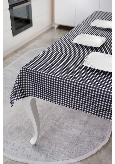 Sufre Sıvı Geçirmez Masa Örtüsü Sofra Bezi Sofra Örtüsü Piknik Örtüsü Siyah