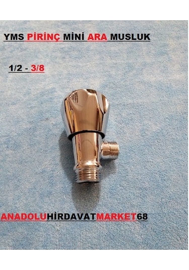 Yms Lüx Pirinç Klozet Ara Musluk Taharet Musluğu Krom